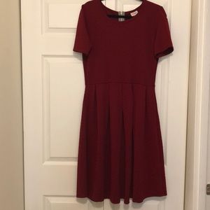 Lularoe Amelia red dress XL